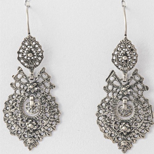 Pendiente Galicia Plata Grande  8814