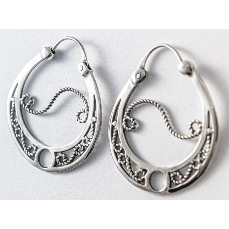 Pendiente XL Filigrana Aros da Fonsagrada
