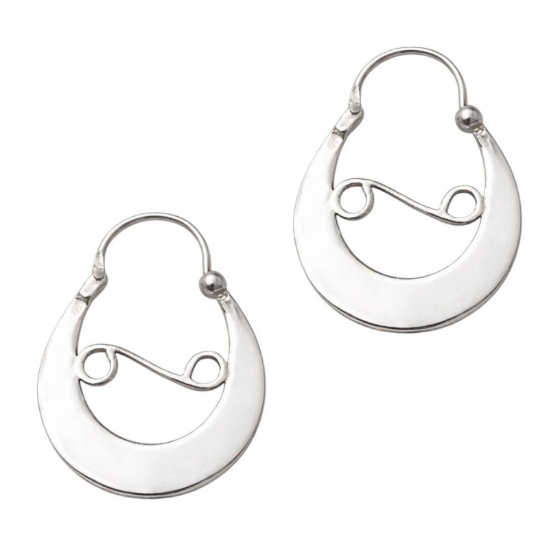 AROS FONSAGRADA - Pediente  mediano con  cierre de media esfera .