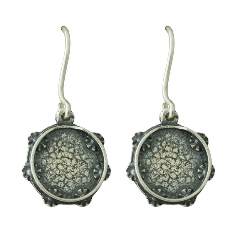 Pendiente  pequeño pandeireta   con gancho movil